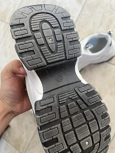 nike skepta: Белые кроссовки с массивной подошвой - Цвет: белый с черными — 4