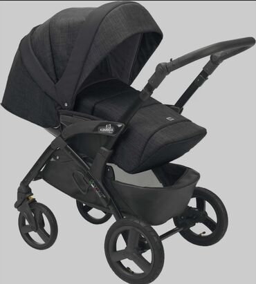 прогулочная коляска фирмы cam: Коляска, цвет - Черный, Б/у