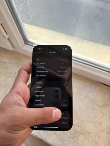 Apple iPhone: IPhone 14, 128 GB, Midnight, Sənədlərlə — 8