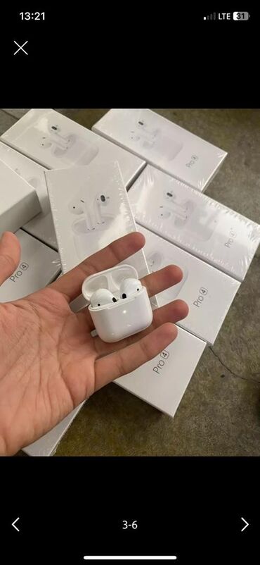 Другие аксессуары для мобильных телефонов: AirPods 4 поколения🍎, с качеством премиального класса📝, стильные