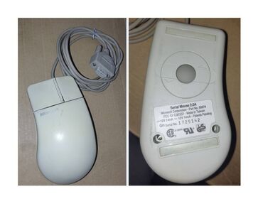 мышка проводная: Ретро мышь Microsoft Serial Mouse 2.0A COM, рабочая