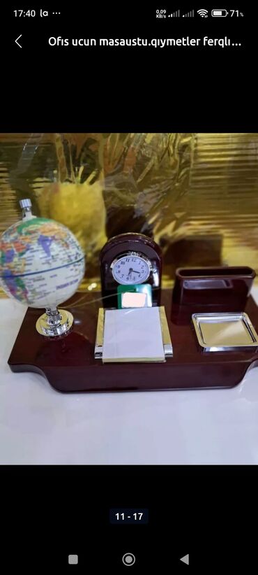 Masaüstü dəstlər: Ofis və iş otaqları üçün masaüstü dəst.tek və komplekt şəkildə — 11