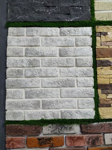 zal ucun alcipan fiqurları: Dekorativ daş/brick panel kolleksiyası - Material: dekorativ daş və