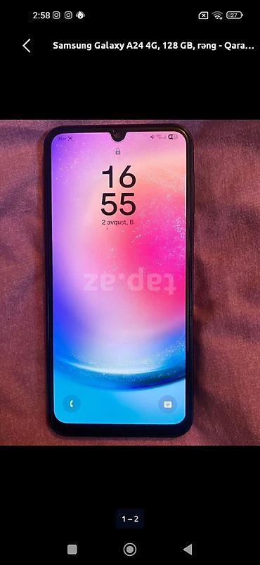divar kagizlari telefon üçün: Samsung Galaxy A24 4G, 128 GB, rəng - Qara — 1