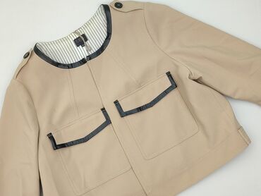 Krótka kurtka damska marki M&S Collection w kolorze beżowym