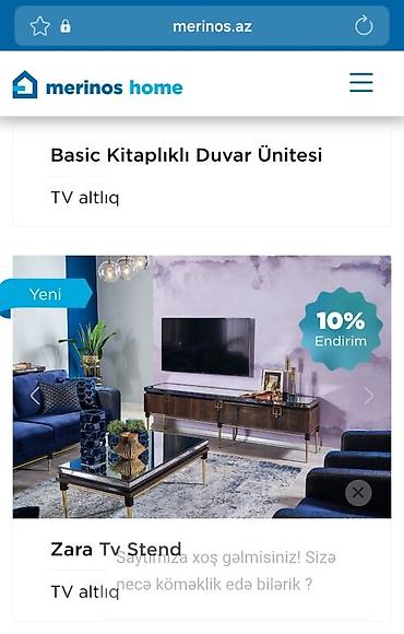 metbex mebilleri: İşlənmiş, Düz TV altlığı, Polkasız, Taxtalı — 3