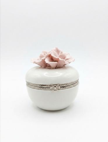 Mücrülər: Porcelan dekorativ qutu – gül detallı - Material: yüksək keyfiyyətli — 4