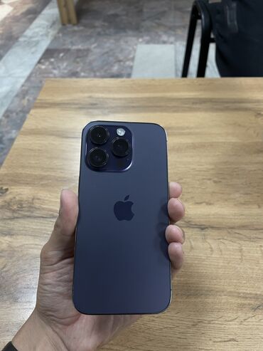 мак бук 2015: IPhone 14 Pro, Б/у, 128 ГБ, Deep Purple, Зарядное устройство, Чехол, Кабель, 86 %