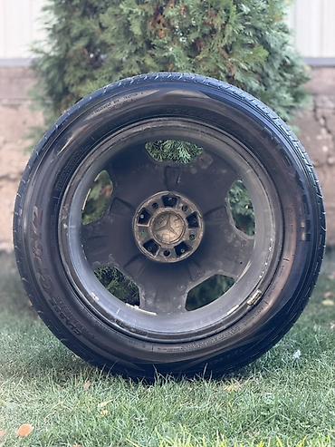 Шиналар жана дисктер: Дөңгөлөктөр монтажда 215 / 55 / R 17, Жай, Колдонулган, Комплект, Жеңил унаалар, Куйма, тешиктери - 5 — 4