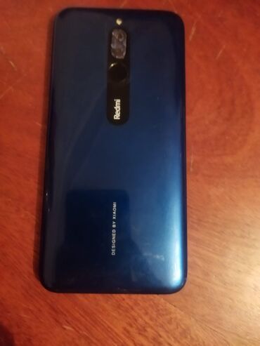 телефон fly iq454 evo mobil 1: Xiaomi Redmi 8, 64 ГБ, цвет - Голубой, 
 Отпечаток пальца