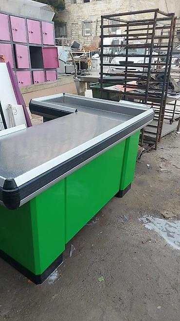 Market kassası üçün lentli kassir masası - Supermarket və mağazalar
