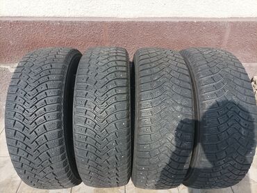 шины ваз: Шиналар 225 / 65 / R 17, Winter stud, Колдонулган, Комплект, Michelin