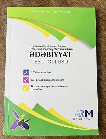 Testlər: Ədəbiyyat Test Toplusu – abituriyentlər üçün, yeni təhsil proqramı — 1