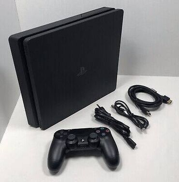 PS4 (Sony Playstation 4): PlayStation 4slim 1tb. qutusu kabelləri üzərində bir-neçə ay önce