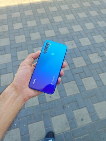 tab 8: Redmi Note 8 (2021), 64 ГБ, цвет - Синий, Кнопочный, Отпечаток пальца, Face ID