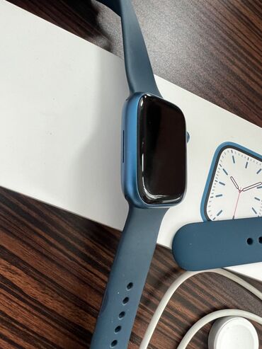 saat smart: Смарт часы, Apple, Аnti-lost, цвет - Голубой