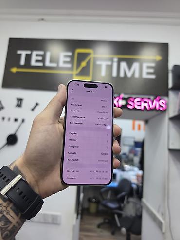 11mini iphone: IPhone 15 Pro, 128 GB, Natural Titanium, Zəmanət, Simsiz şarj, Face ID — 4