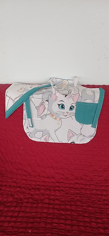 Dəstlər: Uşaq üçün mətbəx önlüyü dəsti - Dəst: önlük + üçbucaq dəsmal - Parça — 6