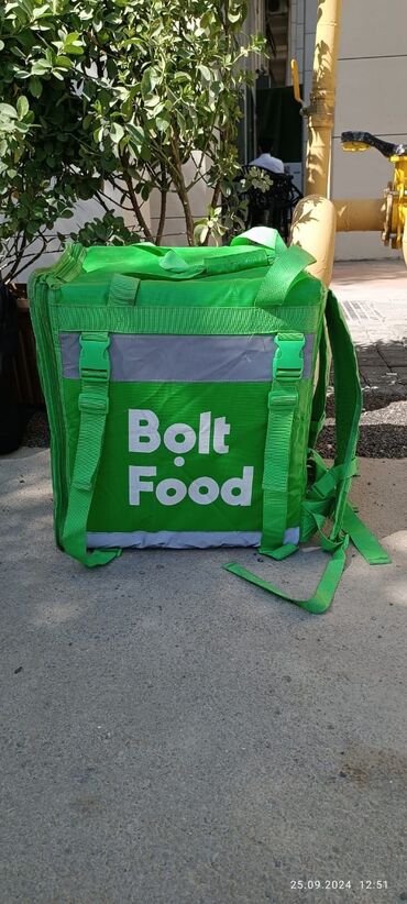 dedektor satisi: Bolt food termo çanta Çanta ideal vəzyətdədi təcili satılır