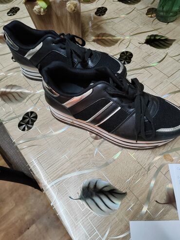 patika cipela kombinacija platno eko koza stiklacmm: Adidas, 38, bоја - Crna