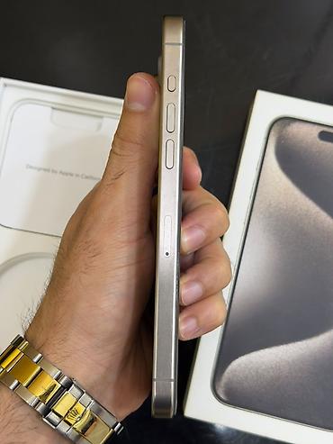 iphone 16 pri: IPhone 15 Pro, 256 GB, Natural Titanium, Face ID — 8