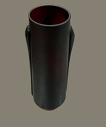 ваза прозрачная: Итальянская ваза от ENZO DE GASPERI, высотой 34 см диаметр 11 см