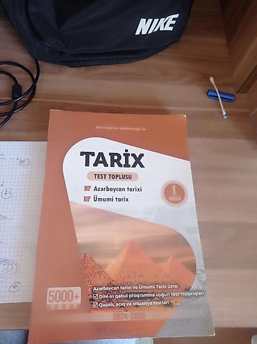 Testlər: Məhsul: Tarix Test Toplusu – I hissə (2024–2025) Xüsusiyyətlər: - — 1