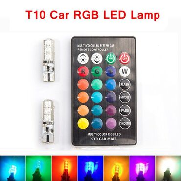 Tuning oprema: Led sijalica t10 rgb 16boja+daljinski (15) model t10 16 boja 12v na lalafo.rs — 10 Tuning oprema: Led sijalica t10 rgb 16boja+daljinski (15) model t10 16 boja 12v — 10