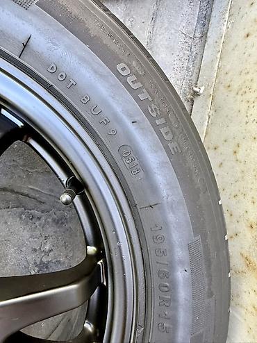 60: Колеса в сборе 195 / 60 / R 15, Лето, Б/у, Комплект, Легковые, Литые, отверстий - 4 — 7