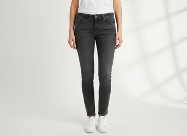 jeansy push up z wysokim stanem: MAC, Джинси жіночі, розмір S