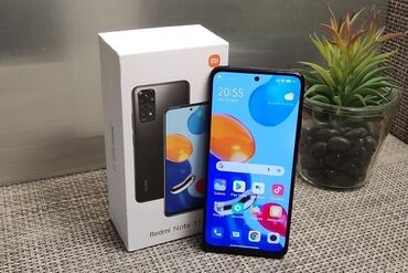 Xiaomi: Xiaomi Redmi Note 11, 128 GB, rəng - Göy, 
 Zəmanət, Sensor, Barmaq izi