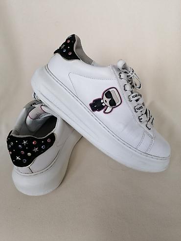 Patike: KARL LAGERFELD kozne patike br 37 - SNIZENO KARL LAGERFELD original — 1