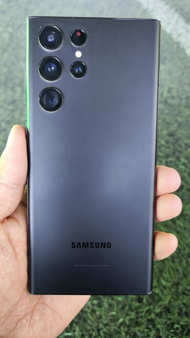 samsung s22 ultra в рассрочку: Samsung Galaxy S22 Ultra, Б/у, 256 ГБ, цвет - Черный, 1 SIM