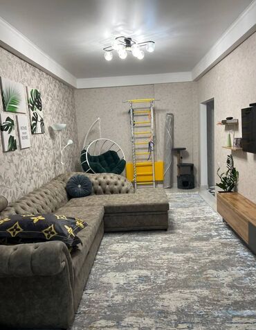 квартира бишкек курулуш: 2 бөлмө, 78 кв. м, Элитка, 4 кабат, Евроремонт