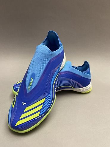 Футбольные бутсы/сороконожки Adidas F50 без шнурков - Модель: Adidas