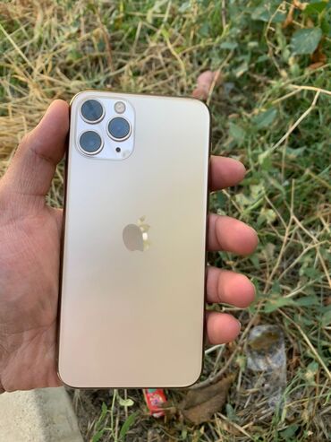 куплю iphone 11: IPhone 11 Pro, Колдонулган, 128 ГБ, Алтын, Коргоочу айнек