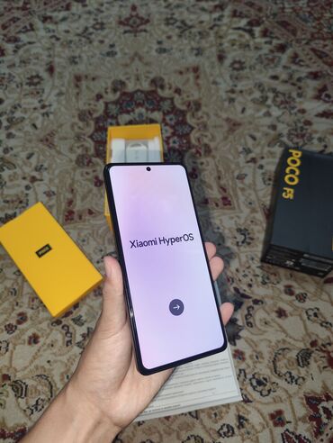 бишкек телефоны: Poco F5, Б/у, 256 ГБ, цвет - Черный, 2 SIM