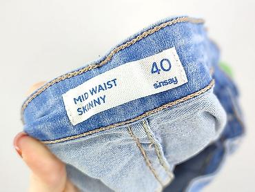 grey jeans: Sinsay, Jeansy damskie, rozmiar L — 4