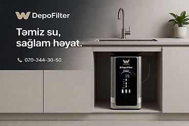 su despensoru: DepoFilter – mətbəx üçün su təmizləmə sistemi Hər növ filter — 1