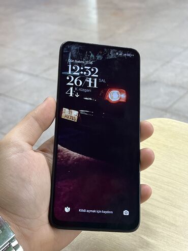 samsunq telefonları: Xiaomi Redmi 12, 128 GB, rəng - Qara, 
 Sensor, Barmaq izi, Simsiz şarj