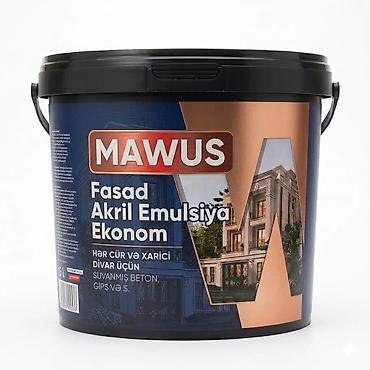 ucuz utu: Mawus Ekonom Akril Əsaslı Fasad Emulsiyası Böyükhəcmli fasad — 1