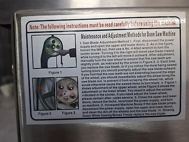 стол стойка: Промышленная ленточная пила для мяса и костей ROLF (Bone Saw Machine) — 2