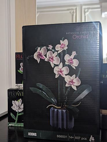 ваза для цветов на кладбище: Конструкторы из серии Botanical Collection (Icons): 1) Orchid - Набор — 1
