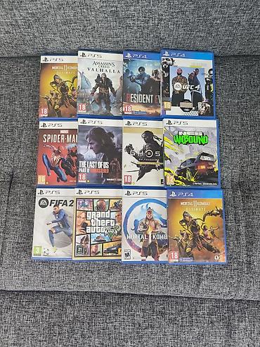 Spider-Man 2 — 2500 MK1 — 1900 Ghost of Tsushima — 2700 The Last of Us