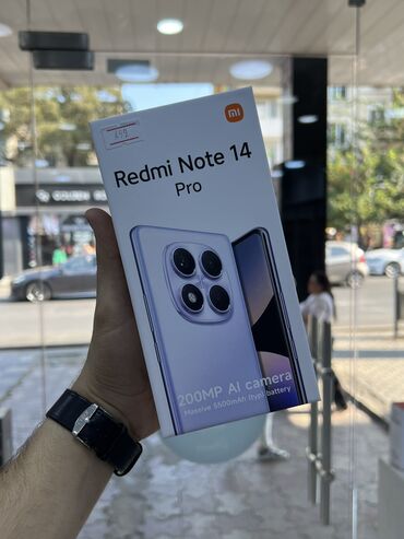 Redmi: Redmi Note 14 Pro, 512 GB, rəng - Qara, Zəmanət, Barmaq izi, İki sim kartlı