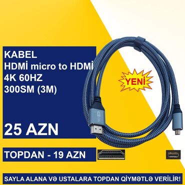 Digər kompüter aksesuarları: HDMİ Kabellər SAYLA ALANA VƏ USTALARA TOPDAN QİYMƏTLƏ VERİLİR! ⭐Type-C — 8