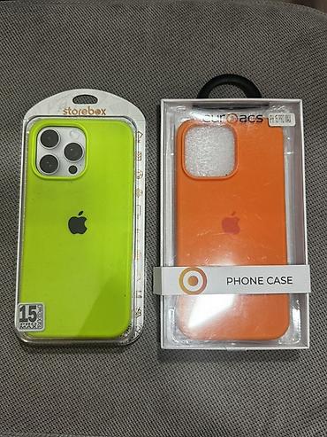 prodat iphone: IPhone 15 Pro Max üçün telefon qabları hərəsi 10 azn istifadə — 1