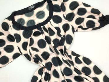 czerwona bluzki z bufkami: Women's blouse, size L (EU 40)
