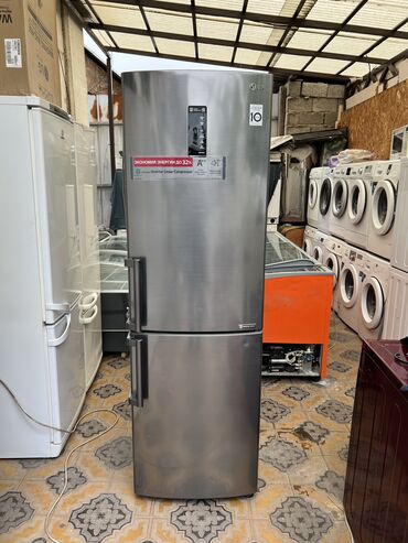 холодильник для магазина: Холодильник LG, Б/у, Двухкамерный, No frost, 60 * 190 * 65