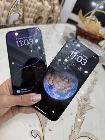 iphone не робочий: IPhone 14 Pro Max, Колдонулган, 256 ГБ, Deep Purple, Заряддоочу түзүлүш, Каптама, Куту, 92 %